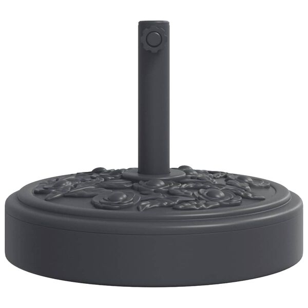 vidaXL Umbrella Base Black Polyethylene and Concrete 55 lb