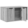 vidaXL Cat Litter Box Enclosure Grey sonoma Engineered wood