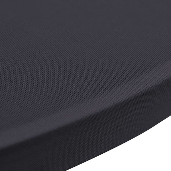 vidaXL Table Cover Set of 2 Anthracite 90% Polyester, 10% Spandex