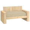 vidaXL Pallet Cushion for suitable for Seat Beige 47.2" x 31.5" x 4.7