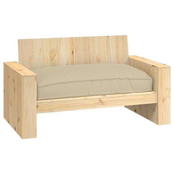 vidaXL Pallet Cushion for suitable for Seat Beige 47.2" x 31.5" x 4.7