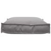 vidaXL Cushion Grey 27.56 x 27.56 x 4.72 in Oxford Fabric