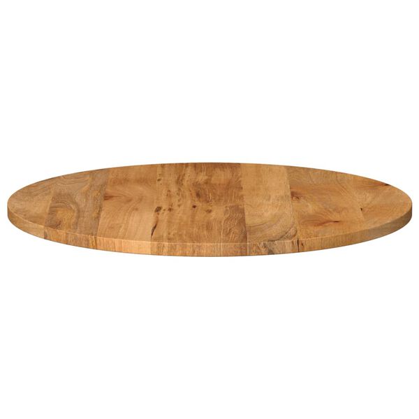 vidaXL Table Top &Oslash; 35.4"x1.5" Round Solid Wood Mango