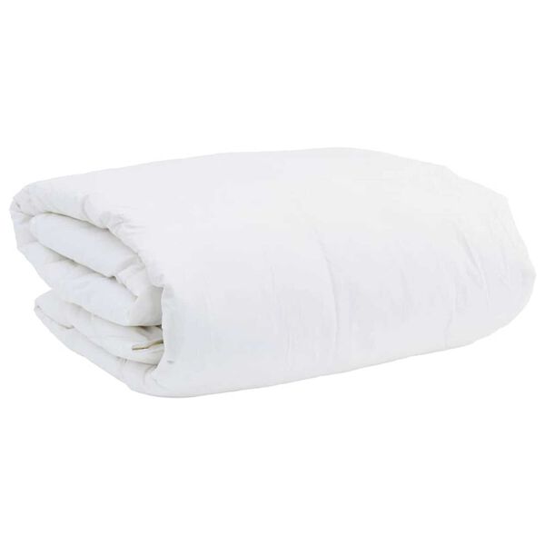 vidaXL Winter Duvet White 78.74 x 86.61 in Feather