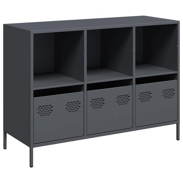 vidaXL Sideboard Anthracite Cold-rolled steel