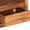 vidaXL TV Cabinet Set of 2 Natural Acacia Solid Acacia Wood Medium
