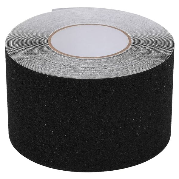 vidaXL Anti-Slip Tape Black 0.3x65.6' PVC