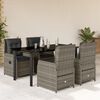 vidaXL Garden Dining Set Grey