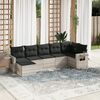 vidaXL Garden Sofa Set Light Grey, Dark Grey