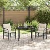 vidaXL Garden Dining Set with Cushion 9 pcs Brown Poly Rattan
