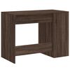 vidaXL Desk Brown Oak Engineered Wood