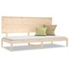 vidaXL Day Bed without Mattress 35.4x78.7" Solid Wood Pine