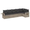 vidaXL Garden Sofa Set Light Grey, Dark Grey