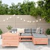 vidaXL Garden Sofa Set Rich reddish-brown Solid Douglas Fir wood