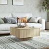 vidaXL Coffee Table Sonoma Oak Engineered Wood Medium Durable