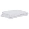 vidaXL Mattress Protector White Polyester with TPU backing 39.4x86.6 in