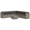 vidaXL Garden Lounge Set Grey, Dark Grey