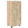 vidaXL Bathroom Furniture Set TULUM Sonoma Oak Engineered Wood