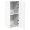 vidaXL Storage Cabinet White Engineered Wood Compact Stylish