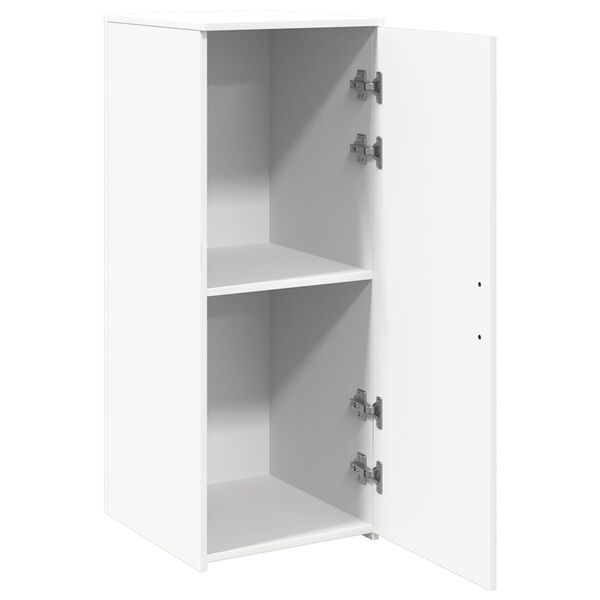 vidaXL Storage Cabinet White Engineered Wood Compact Stylish