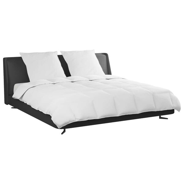 vidaXL Duvet Set with Pillow 3 pcs White Down Feather