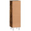 vidaXL Bathroom Cabinet Smoked oak Engineered wood Tall Bathroom Cabinet