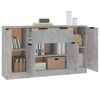 vidaXL Sideboards 3 pcs Concrete Gray Engineered Wood