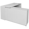 vidaXL Office Desk White Engineered Wood Standard