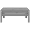 vidaXL Garden Footstool Grey Solid Pine Wood Medium Modular