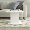 vidaXL Coffee Table White Engineered wood Standard Durable