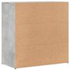 vidaXL Sideboard Concrete Gray 31.1"x15"x31.5" Engineered Wood