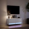 vidaXL TV Wall Cabinet White Engineered wood 39.4x12.2x15.0 in