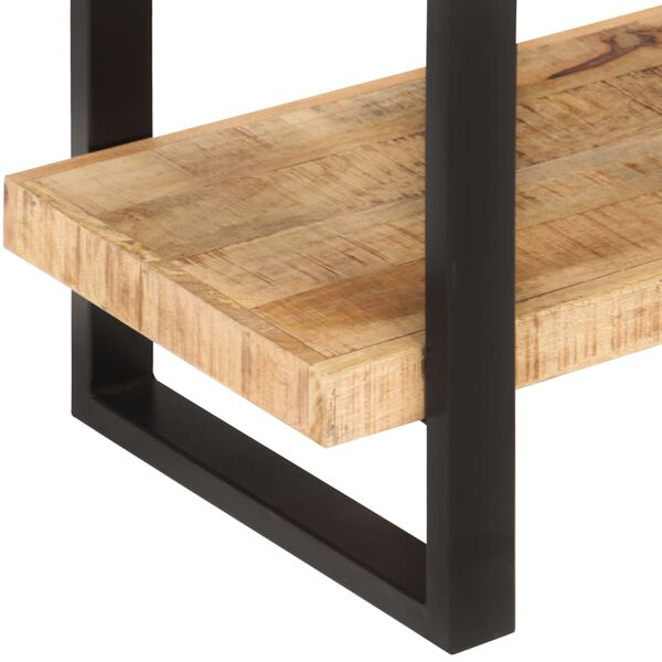 vidaXL 4-Tier Bookcase 47.2"x15.7"x70.9" Rough Mango Wood