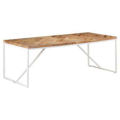 vidaXL Dining Table 78.7"x35.4"x29.9" Solid Acacia and Mango Wood