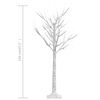 vidaXL Christmas Tree White Plastic Small Christmas Tree Other