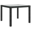 vidaXL Outdoor Dining Set Black