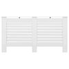 vidaXL Radiator Cover White 59.8"x7.5"x32.1" MDF