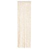 vidaXL Fly Curtain Beige and White 22.0x78.7" Chenille
