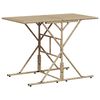 vidaXL Garden Dining Set Beige
