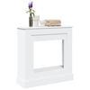 vidaXL Fireplace Surround White 35.4x11.8x35.4" Engineered Wood