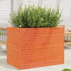 vidaXL Garden Planter Wax Brown Vacuum pressure treated solid pine wood