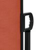 vidaXL Retractable Side Awning Terracotta
