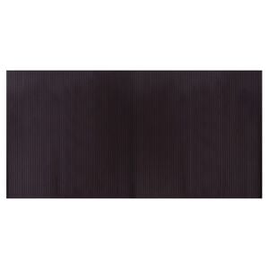 vidaXL Rug Dark brown Bamboo, Polypropylene 39.4 x 78.7 in Area Rug
