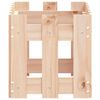 vidaXL Garden Planter Natural wood Solid pine wood (untreated) Small