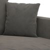 vidaXL 3-Seater Sofa Dark Gray 70.9" Velvet