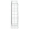 vidaXL Gabion Basket Silver Galvanized Steel Large