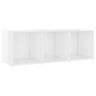 vidaXL TV Cabinets 3 pcs High Gloss White 42.1"x14"x15" Chipboard
