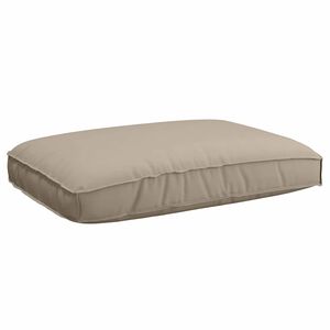 vidaXL Cushion Taupe 47.24 x 31.50 x 4.72 in Oxford Fabric