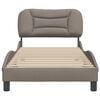 vidaXL Bed Frame Taupe