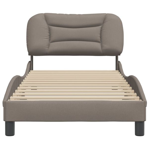 vidaXL Bed Frame Taupe